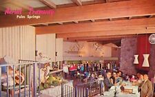 PALM SPRINGS, Cal. Meal Time Aerial TRAMWAY Mtn Station 1966 Vintage POSTCARD picture