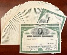 50 Pieces of American Telephone and Telegraph Co. - AT&T - 50 Stock Certificates picture