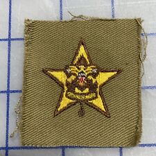 Star Rank Patch Boy Scouts of America BSA vintage early picture