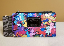 Loungefly Disney The Aristocats Jazzy Cats Rainbow AOP Flap Wallet NEW picture