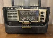 Vintage ZENITH Trans Oceanic Wave Magnet Tube Radio H500 WORKS GREAT CONDITION picture
