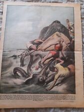 Fort Bragg 1937 Woman attacked by huge octopus  - Woman hurt on Prague aiport picture