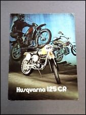1975 Husqvarna 125 CR Dirt Bike Motorcycle 1-page Vintage Sales Brochure Sheet picture