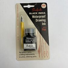 SEALED NOS 1950’s Sanford’s Black India Drawing Ink No. 665 Advertising Office picture