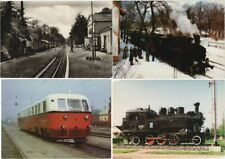 TRAINS, LOCOMOTIVES RAILWAY TRANSPORT TRAMS 300 MODERN Postcards (L3132) picture