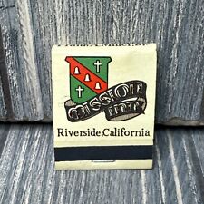 Vintage Mission Inn Riverside California Matchbook Advertisement picture