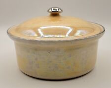 Beautiful Vintage Fraunfelter Royal Rochester Lusterware Casserole Baking Dish   picture