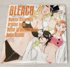 BLEACH Exhibition EX Original Record Coaster Orihime Rukia Rangiku Girls Japan picture