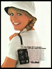 1978 Rollei 35 mm Camera Vintage ORIGINAL Print ad /mini poster-1970's picture