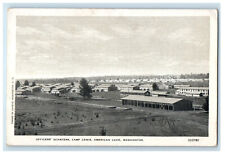 c1920s Office Quarters Camp Lewis American Lake Washington WA Postcard picture
