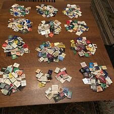 Huge 90’s Vintage Lot 600+ Match Box Matches Wooden Matchbook Collection Unused picture