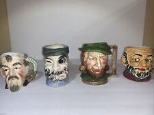 Toby Mugs Large Lot of 4  picture
