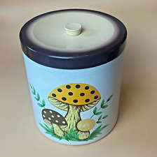 Vintage Sears & Roebuck Merry Mushroom Large Canister Lacquerware Japan Lid 1978 picture