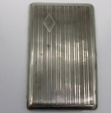 Art Deco Fill Kwik Silver-tone Cigarette Case - 1919 picture