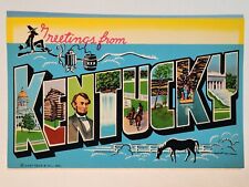 Vintage Postcard, Greetings from Kentucky, KODACHROME, Scenic and Historic picture