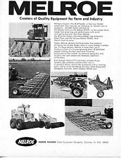 1970 Dealer Print Ad of Melroe Bobcat M907 & M600 Multiheader Tractor Attachment picture