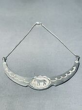 EMERSON KINSEL NAVAJO STERLING SILVER HORSE NECKLACE picture