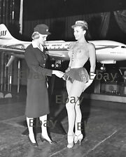 Vintage Stewardess 8X10 Photo Reprint picture