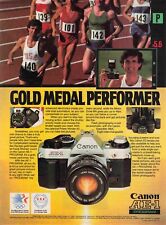 Canon Ae-1 1984 Olympics Ad 1980S Vtg Print Ad 8X11 Wall Poster Art picture