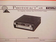 1976 PIONEER CAR AUTO 8-TRACK STEREO TAPE PLAYER SERVICE MANUAL TP-232AE 233EA picture