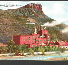 Coors Brewery Golden Colorado c 1909 Pre-Prohibition Beer Castle Rock PostCard picture