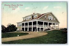 1913 Exterior Wheeling County Golf Club Field Wheeling West Virginia Postcard picture