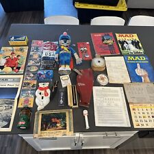 Moms junk drawer lot Collectible Antiques Vintage Items All Kinds Of Treasures picture