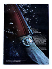 1966 Bulova Snorkel 666 Feet Vintage Original Print Ad 8.5 x 11