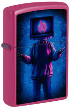 Zippo Flame TV Man Design Frequency Windproof Lighter, 48515 picture