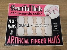 1936 NU-NAILS Artificial Finger Nails Box, Vintage Antique Rare Excellent picture