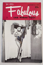 FABULOUS LAS VEGAS Magazine Nov. 21, 1959 SAMMY DAVIS JR, PEGGY LEE, VIC DAMONE picture