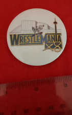 Wrestlemania X8 2002Toronto Hulk Hogan Rock Vintage Wrestling Pin Button WWE WWF picture