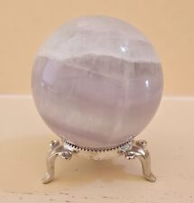 Pastel Lavender Yttrium Fluorite Sphere, 2.4in Diameter, Perfect Condition  picture