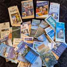 Vintage Lot Tour Books TripTik Driving 35+ Paper Road Maps Various States picture