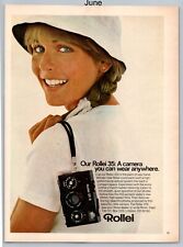 Rollei 35S 35mm High Speed Film Camera Promo Vintage 1978 Full Page Print Ad picture