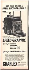 1951 Graflex Speed Graphic Camera Pacemaker Vintage Original Magazine Print Ad picture
