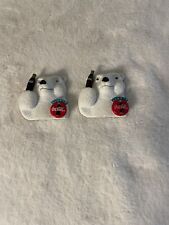 CocaCola Vintage Polar Bear Magnets - Set of 2 picture