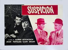 Alfred Hitchcock SUSPICION  - 1959  RKO Italian Theater Poster - Rare picture