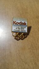 Vintage Kodak 1988 Olympics Official Sponsor Hat Lapel Pin picture