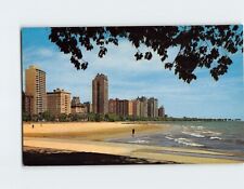 Postcard Oak St. Beach and the Fabulous Gold Coast Chicago Illinois USA picture