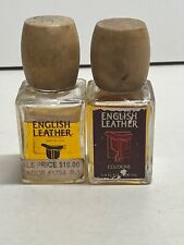 Vtg English Leather Cologne 3.4 oz lot of 2 picture