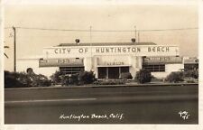 Pavilion City of Huntington Beach California CA 1945 Real Photo RPPC picture