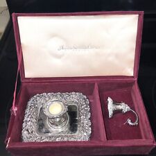 RARE ~Godinger American silversmith collection Candle Holder And Snuffer~ & Box~ picture