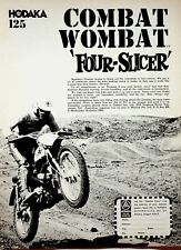 1974 Hodaka Combat Wombat 125 Four-Slicer - Vintage Motorcycle Ad picture