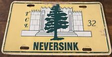 TCL 32 NEVERSINK Booster License Plate Reading Pennsylvania Bowling Team picture