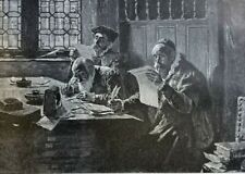 1888 Plantin-Moretus Museum at Antwerp Early Printing illustrated picture