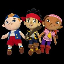 Disney Jake and the Neverland Pirates - Lot of 3 Plush - Jake, Izzy, Cubby picture