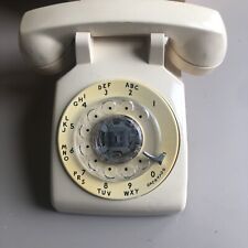 Vintage Rotary Dial Table Top Telephone Original In Box Ivory picture