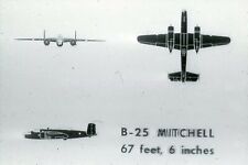 B-25 MITCHELL 35mm FOUND bw SLIDE Original  MILITARY AVIATION Photo 13 T 20 B picture