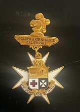 Grand York Rite of Golden Gate Commandery No. 16 Masonic Medal picture